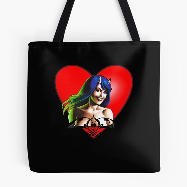 Item preview, temptation girl with heart and horns  designed and sold by eyhanton.
