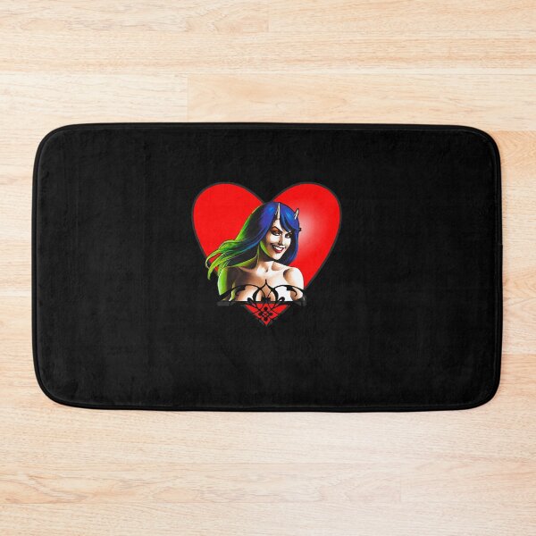 Item preview, temptation girl with heart and horns  designed and sold by eyhanton.