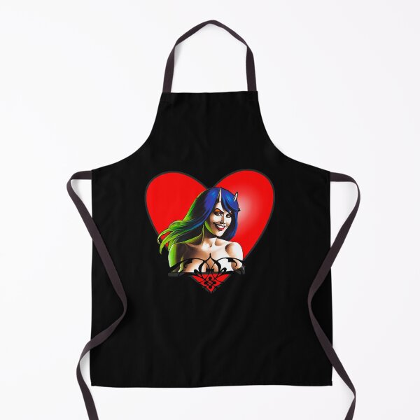 Item preview, temptation girl with heart and horns  designed and sold by eyhanton.