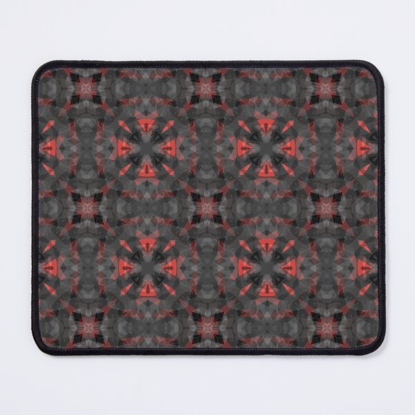 Item preview, Cottagecore Winter Red Black Grey Geometric Design Pattern designed and sold by PatternPerfect.