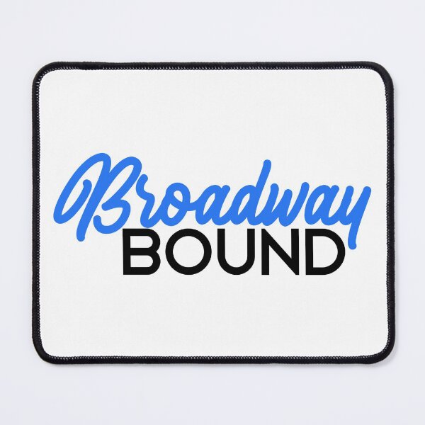 Item preview, Broadway bound blue script designed and sold by taylor-lang.