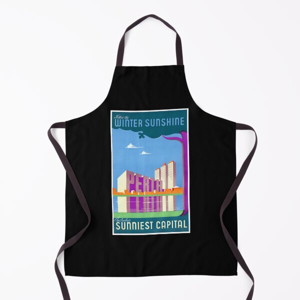 Item preview, Vintage Travel Poster Australia Perth designed and sold by eyhanton.