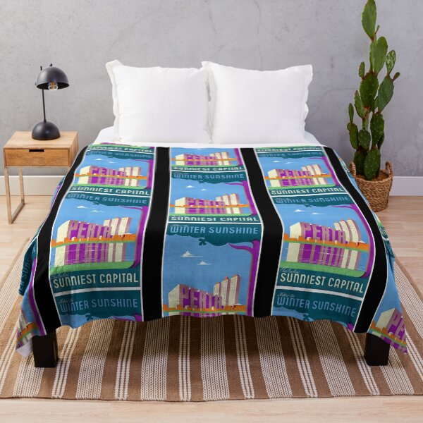 Item preview, Vintage Travel Poster Australia Perth designed and sold by eyhanton.