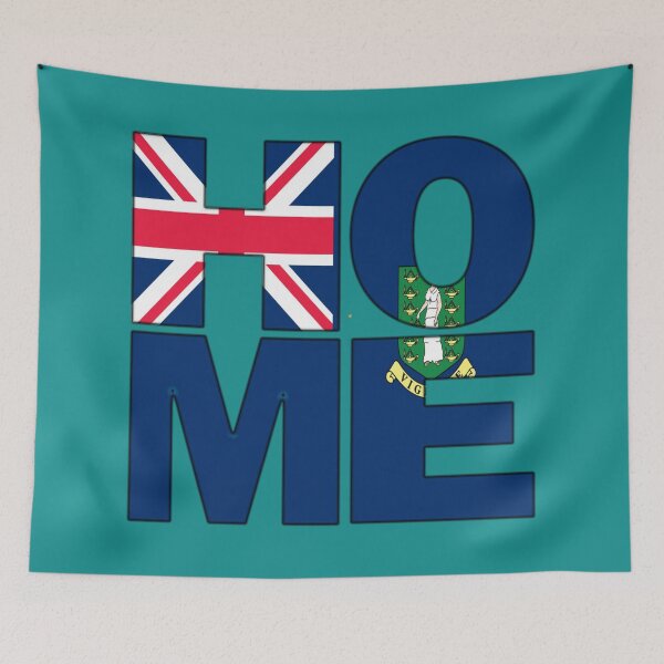 Item preview, Tortola Flag Collection Spelling HOME - BVI - Soca Mode designed and sold by Soca-Mode.