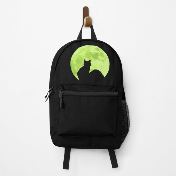 Item preview, Sweet Kitty Cat Under Green Full Moon designed and sold by H3designs.