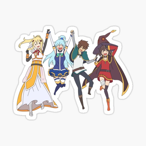 Kazuma Satou from Konosuba Glossy Sticker Anime Appliances, Walls