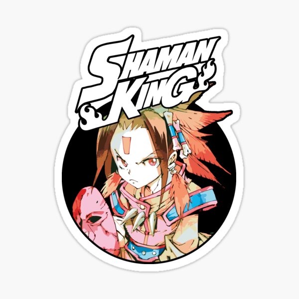 SK2 Shaman king anime manga main characters yoh asakura holding