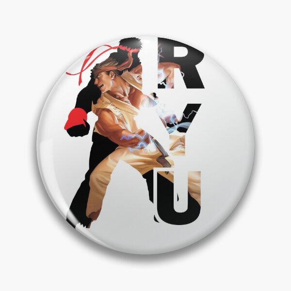Item preview, Street Fighter Ryu Tshirt - Ryu Vulgar Display of Power Shirt - Ryu Hadoken in Silhouette designed and sold by amazinGraphic.