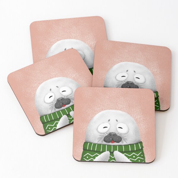 Item preview, Cute Seal Wearing Green Sweater designed and sold by Luan Huynh.