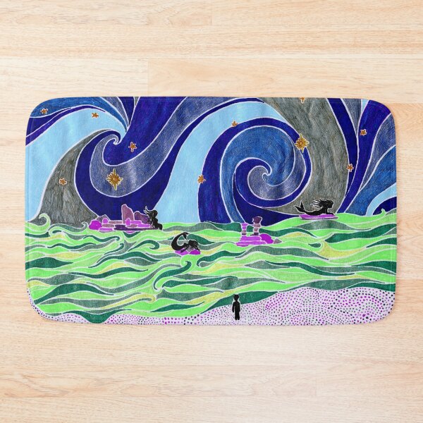 Item preview, Mermaid Bay Under a Starry Sky designed and sold by Betsy Phillips.
