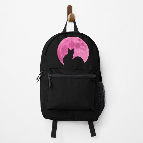 Item preview, Sweet Kitty Cat Under Rose Pink Full Moon designed and sold by H3designs.