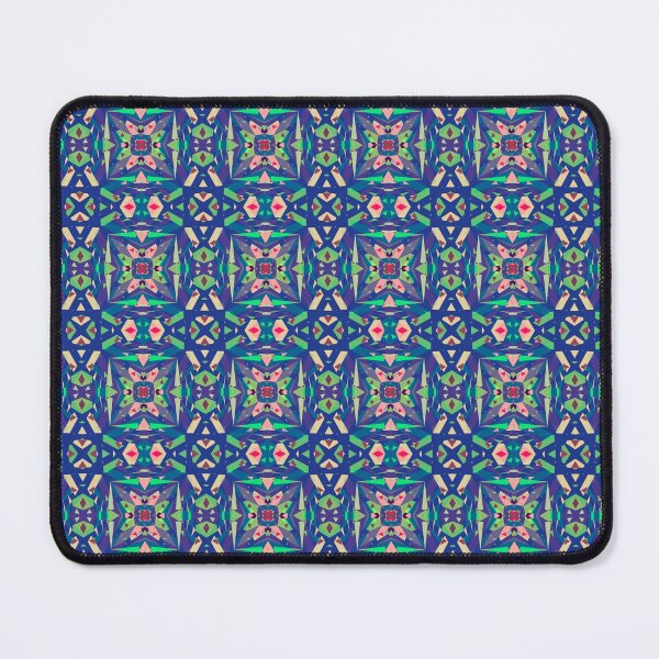 Item preview, Blue Pink Green Moroccan Geometric Seamless Pattern Design designed and sold by PatternPerfect.