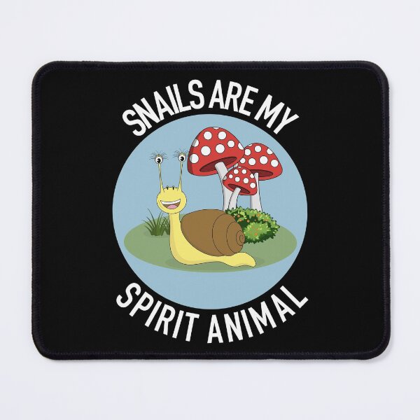 Item preview, Snails are My Spirit Animal Cute Snail with Mushrooms designed and sold by Gsallicat.