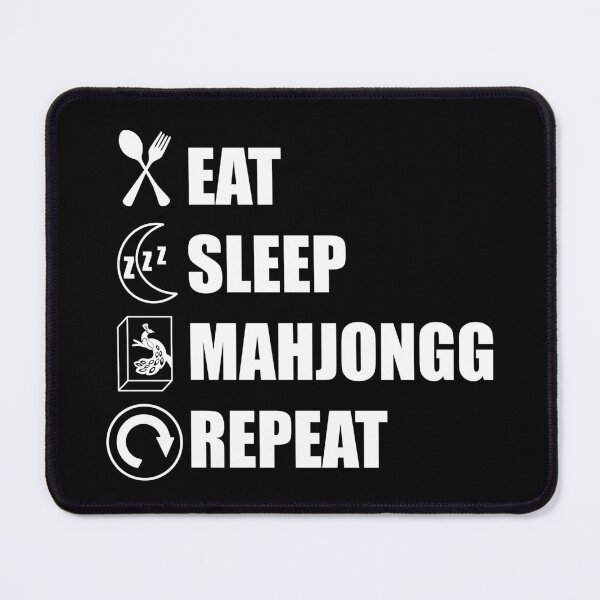 Item preview, Eat Sleep Mahjongg Repeat 2 designed and sold by Gsallicat.