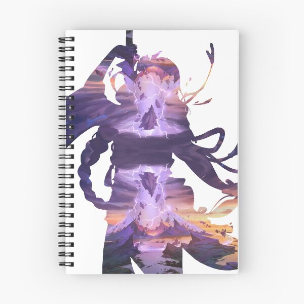 Item preview, Baal Genshin Impact Electro Mountain designed and sold by Knoxolotl.