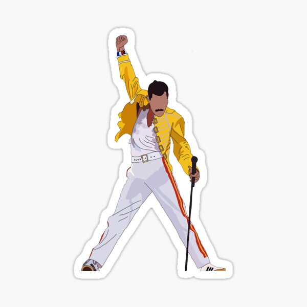 Freddie Mercury Aufkleber Sticker