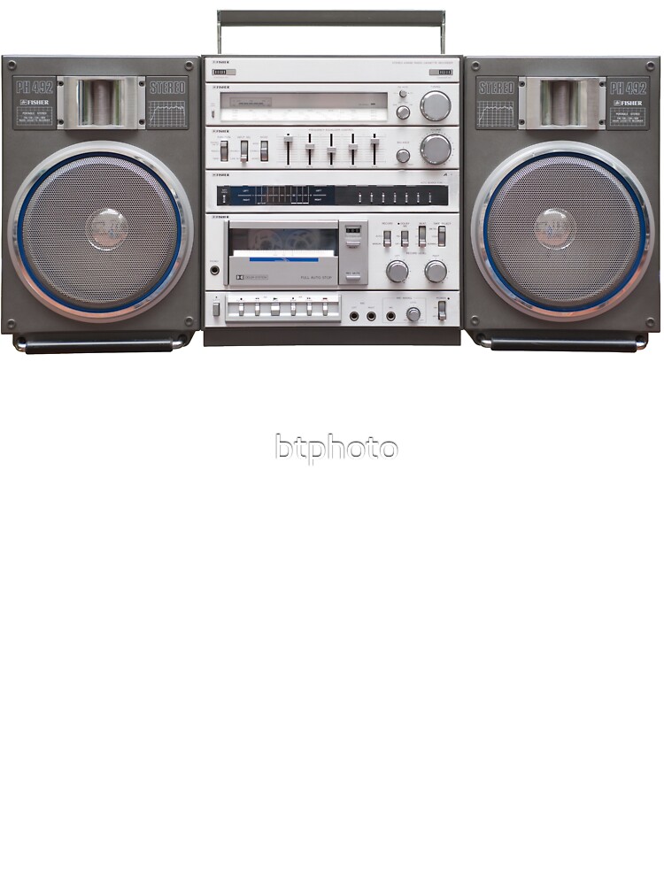Fisher Ph 492 Boombox Ghetto Blaster Baby One Piece By Btphoto Redbubble