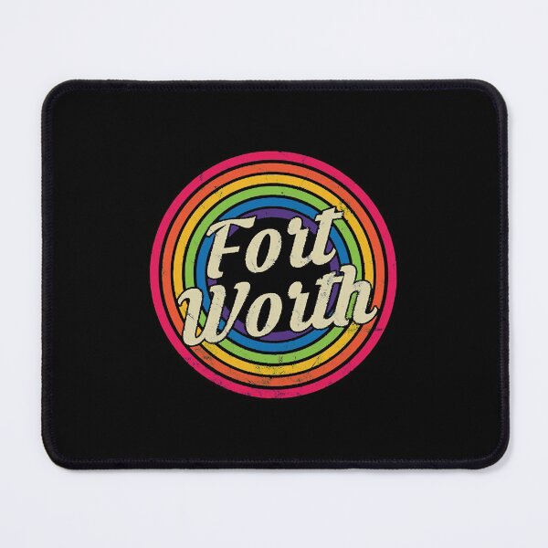 Item preview, Fort Worth- Retro Rainbow Faded-Style designed and sold by namini1.