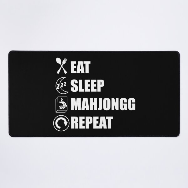 Item preview, Eat Sleep Mahjongg Repeat 2 designed and sold by Gsallicat.