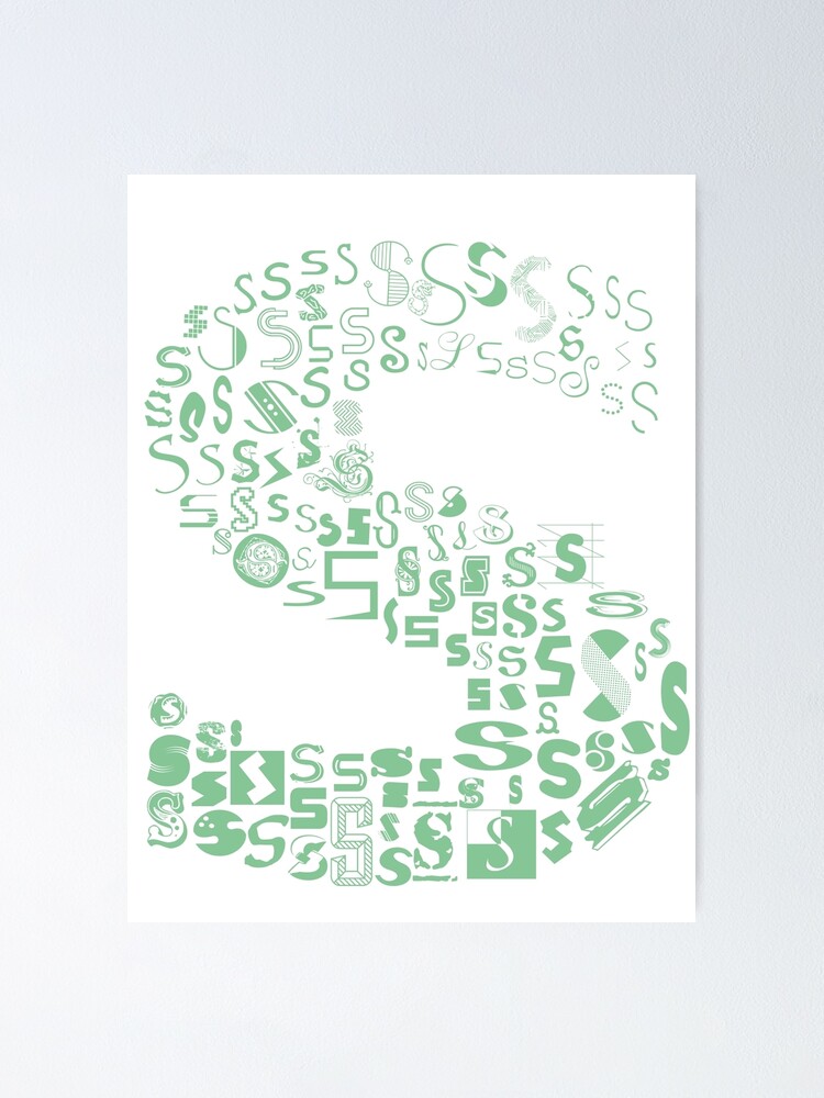 Spass Mit Schriftarten S Poster Von Eldram Redbubble