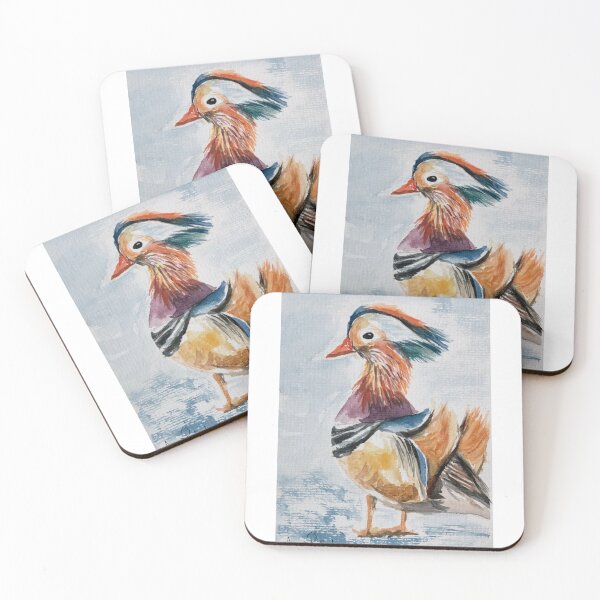 Item preview, Mandarin duck designed and sold by AnjuPaintings.