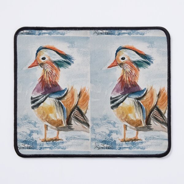 Item preview, Mandarin duck designed and sold by AnjuPaintings.