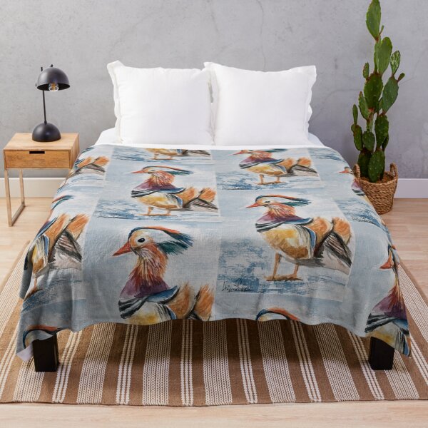 Item preview, Mandarin duck designed and sold by AnjuPaintings.