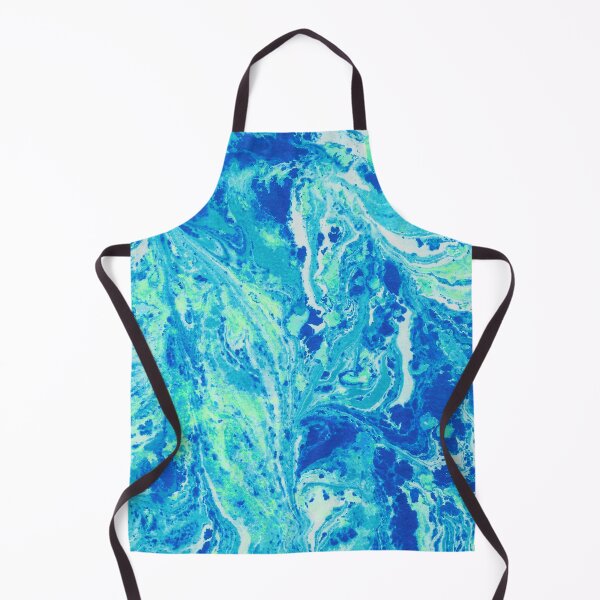 Item preview, Ocean Blue Marbled Paper Pattern designed and sold by AndreaChristie.