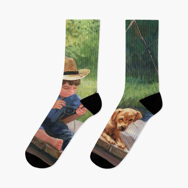 Item preview, Amish Boy Fishing designed and sold by sandyholly.