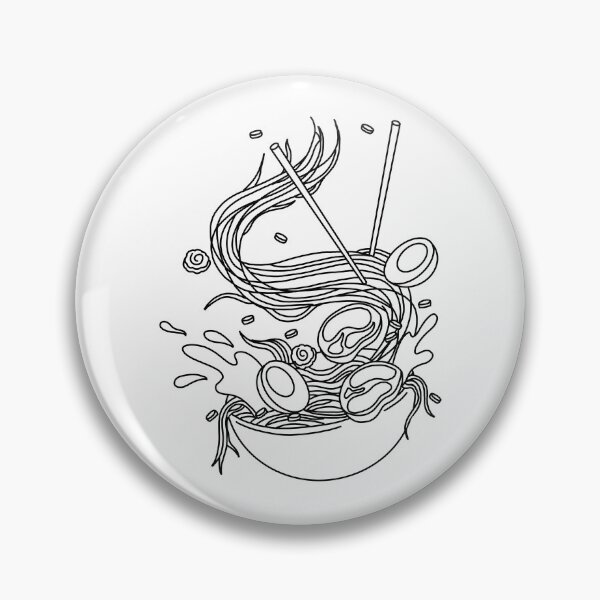 Item preview, Ramen Line Art designed and sold by Kimprut.