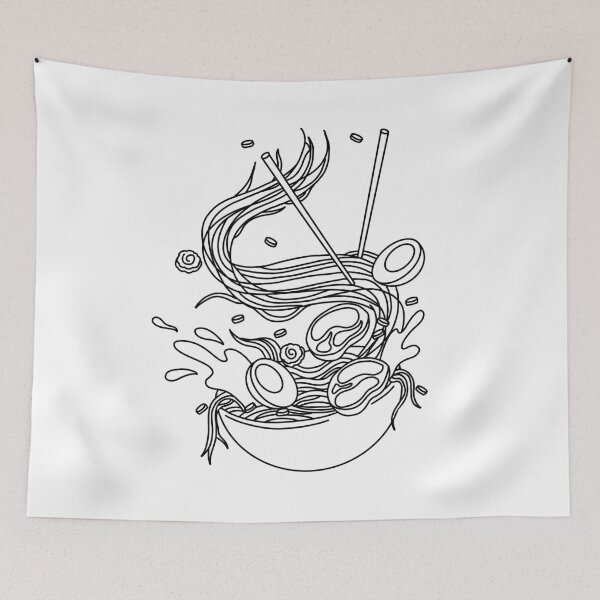 Item preview, Ramen Line Art designed and sold by Kimprut.