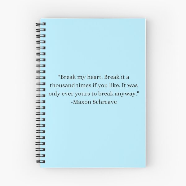 Item preview, Maxon Schreave Quote-The Selection Series designed and sold by IconicMess.