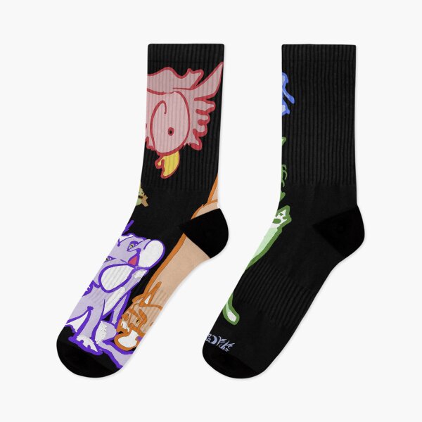 Item preview, The Disposition of Cats, three cartoon kitties, two expressive  birds, and a fish designed and sold by davidscohen.