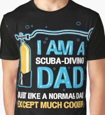 Dad - I'm A Scuba Diving Dad Graphic T-Shirt