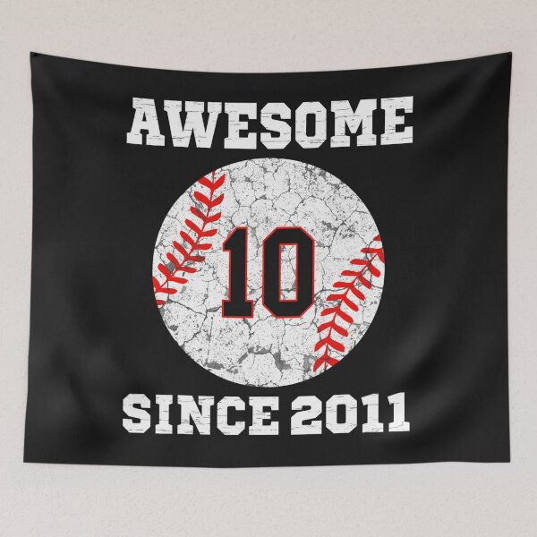 Item preview, 10th Birthday Baseball Lover Gift 10 Years Old Vintage Retro designed and sold by JudithPre11.