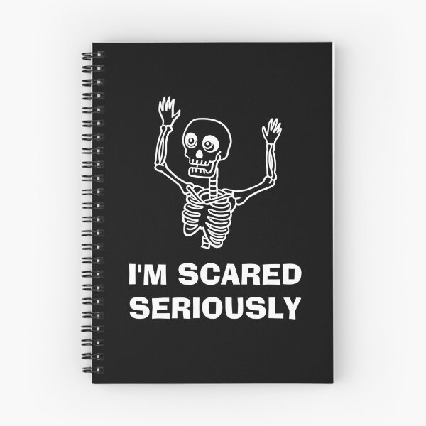 Item preview, Funny skeleton scared and hands Up Seriously designed and sold by lodarohit.