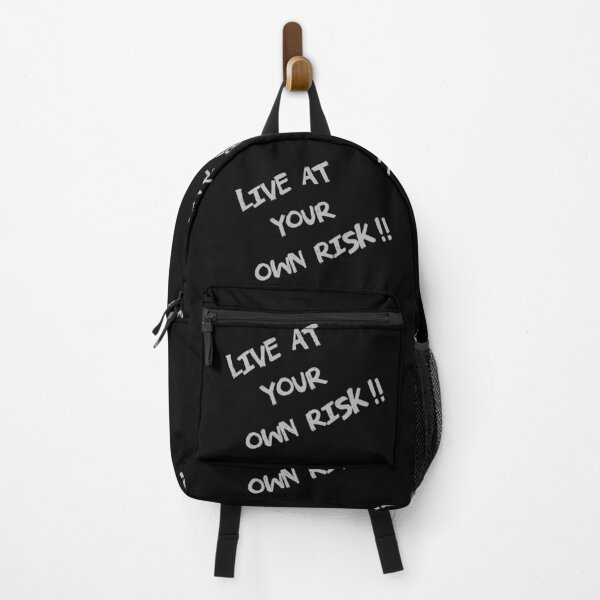 Item preview, Copy of Live At Your Own Risk (White) designed and sold by WearWolfStudios.