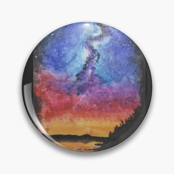Item preview, Orange sunset galaxy designed and sold by creaturesofnat.