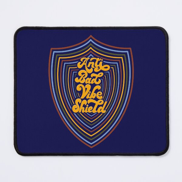 Item preview, Anti-Bad Vibe Shield Retro Vintage Design designed and sold by Gsallicat.