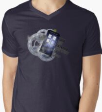 Time Flight Men's V-Neck T-Shirt