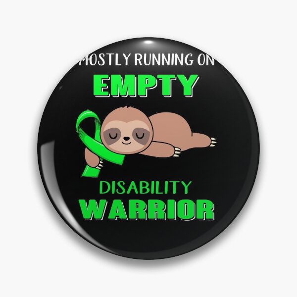 Item preview, Mostly Running On Empty Disability Warrior designed and sold by Brad-FI.