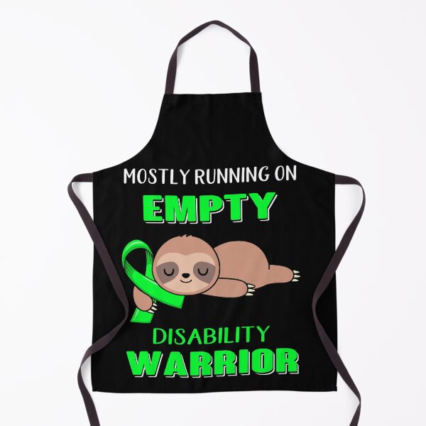 Item preview, Mostly Running On Empty Disability Warrior designed and sold by Brad-FI.