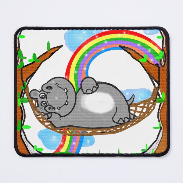 Item preview, Leisure time of a cute hippo  designed and sold by Shirley cute art .
