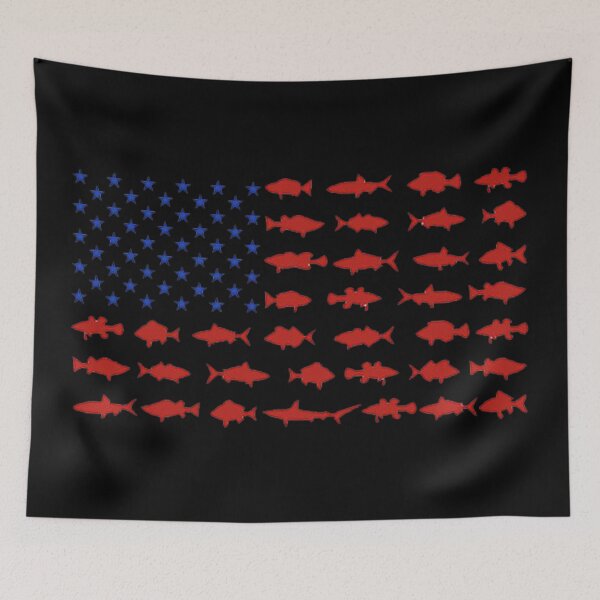 Item preview, American Flag Fish designed and sold by paradisemoon99.
