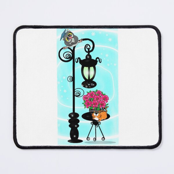 Item preview, leisure time - Owl and cat  designed and sold by Shirley cute art .