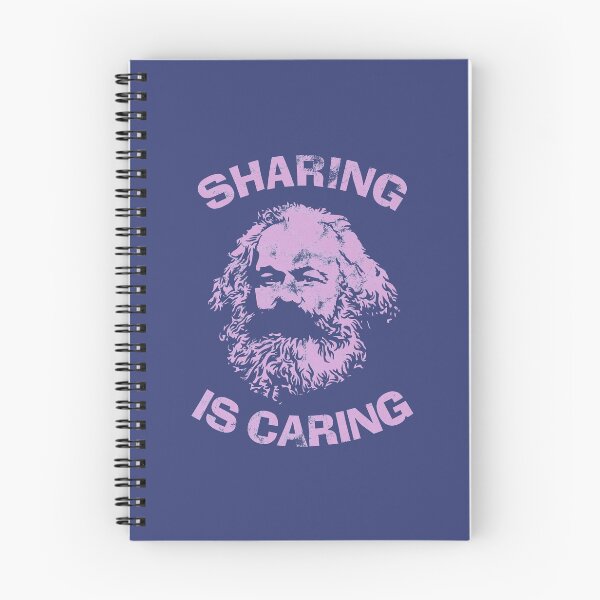 Item preview, Marx Caring Is Sharing [Worn Look] designed and sold by politicalamity.