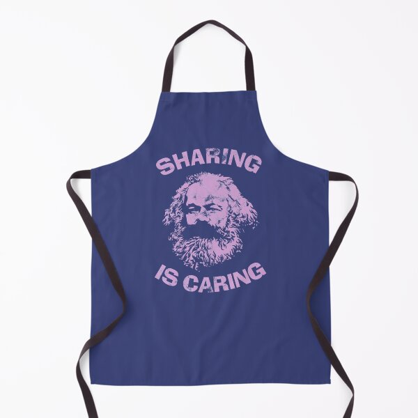 Item preview, Marx Caring Is Sharing [Worn Look] designed and sold by politicalamity.
