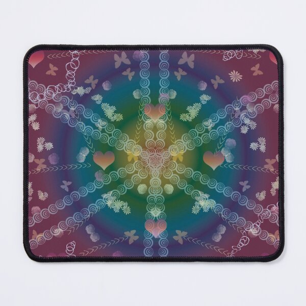 Item preview, Flowers, butterflies and hearts print. Came. Zen designed and sold by Zoraida Olvera.