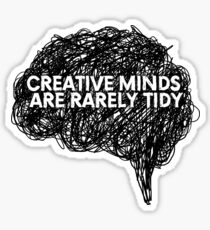 Creative minds_©ChunkaMunka on Redbubble Sticker