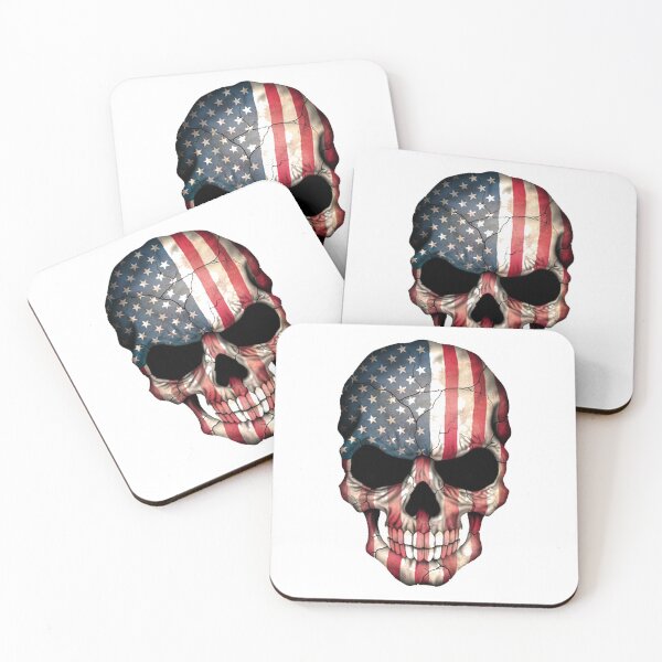 Item preview, American Flag Skull designed and sold by paradisemoon99.